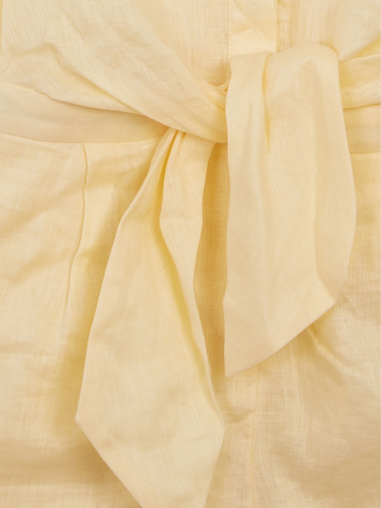 Reiss Lemon Ema Jr Linen Playsuit - Image 5 of 5
