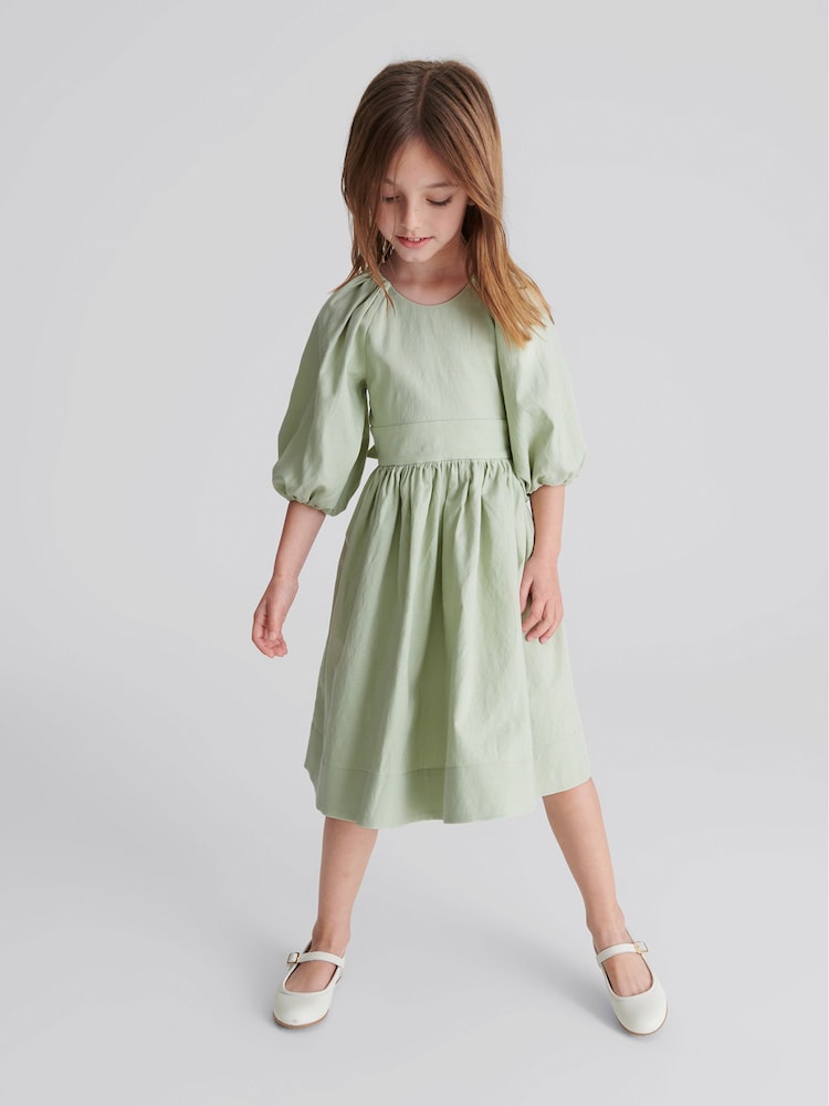 Reiss Sage Mae Jr Bow Back Dress - Image 1 of 5