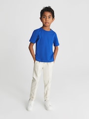Azul brillante - Camiseta con cuello redondo Bless de Reiss - Imagen 3 de 5