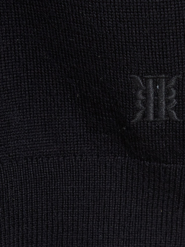 Reiss Navy Wessex Crew Neck Knitted Jumper - Image 7 of 7