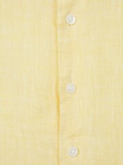 Reiss Lemon Ruban Long Sleeve Linen Shirt - Image 7 of 7