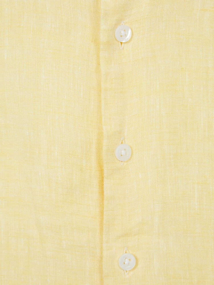 Reiss Lemon Ruban Long Sleeve Linen Shirt - Image 7 of 7