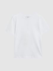 Reiss White Bless 4-9 yrs Crew Neck T-Shirt - Image 2 of 6