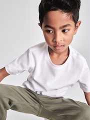 Reiss White Bless 4-9 yrs Crew Neck T-Shirt - Image 4 of 6