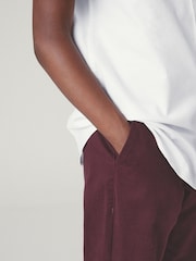 Burgundy Red Regular Fit Stretch Chino Trousers (3-16yrs) - Image 2 of 4