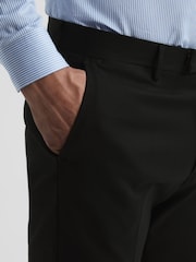 Reiss Black Eastbury Slim Fit Chinos - Image 4 of 7