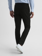 Reiss Black Eastbury Slim Fit Chinos - Image 5 of 7