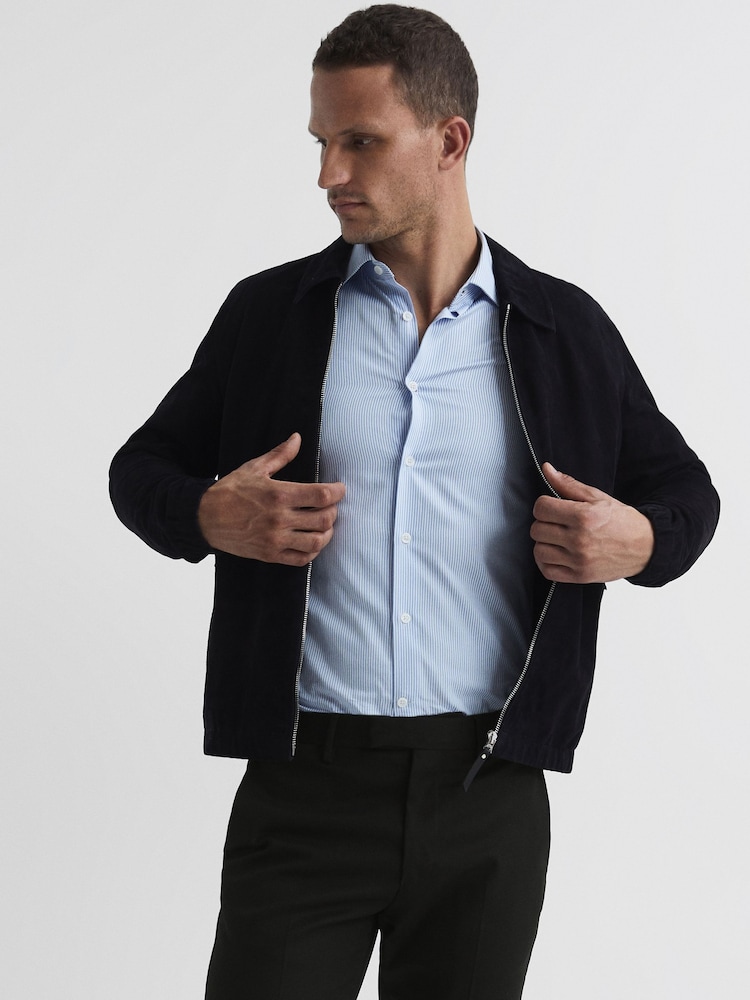 Reiss Black Eastbury Slim Fit Chinos - Image 7 of 7 Reiss Black Eastbury Slim Fit Chinos - Image 7 of 7