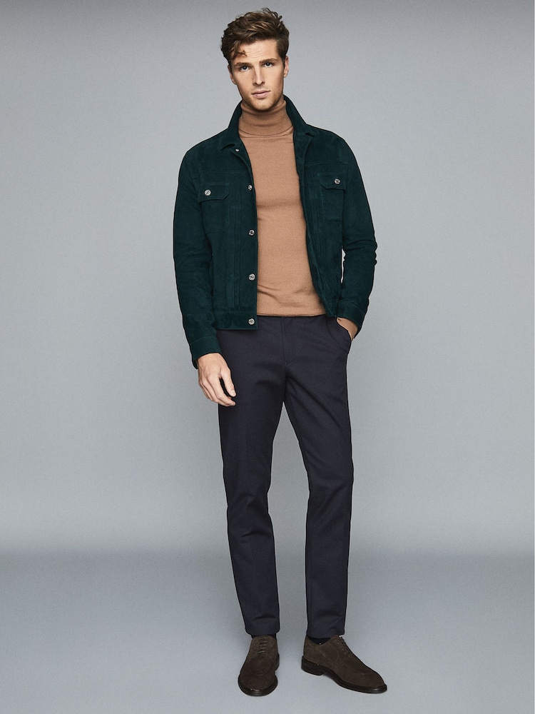 Reiss Navy Eastbury Reg Regular Fit Chinos - Image 1 of 7