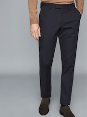 Reiss Navy Eastbury Reg Regular Fit Chinos - Image 3 of 7