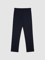 Reiss Navy Hope Modern Fit Travel Trousers - Image 2 of 5