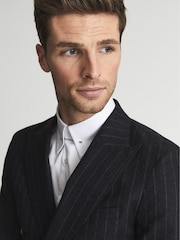 Reiss White Caldwell Collar Bar Shirt - Image 1 of 6