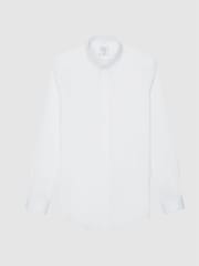 Reiss White Caldwell Collar Bar Shirt - Image 2 of 6