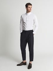 Reiss White Caldwell Collar Bar Shirt - Image 3 of 6