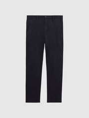 Reiss Navy Pitch Slim Fit Washed Chinos - Image 2 of 6