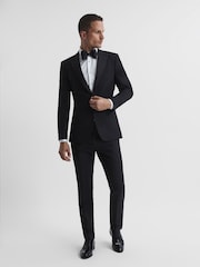 Reiss White Marcel Slim Fit Dinner Shirt - Image 3 of 8