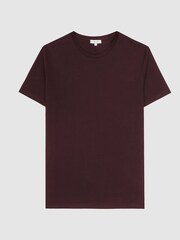 Reiss Bordeaux Bless Crew Neck T-shirt - Image 2 of 7