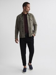 Reiss Bordeaux Bless Crew Neck T-shirt - Image 3 of 7