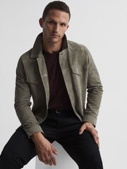 Reiss Bordeaux Bless Crew Neck T-shirt - Image 6 of 7