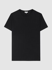 Reiss Black Bless Crew Neck T-shirt - Image 2 of 8