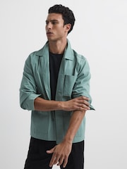 Reiss Black Bless Crew Neck T-shirt - Image 7 of 8