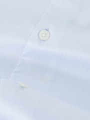 Reiss Soft Blue Storm Slim Fit Two-Fold Cotton Shirt - Image 9 of 9