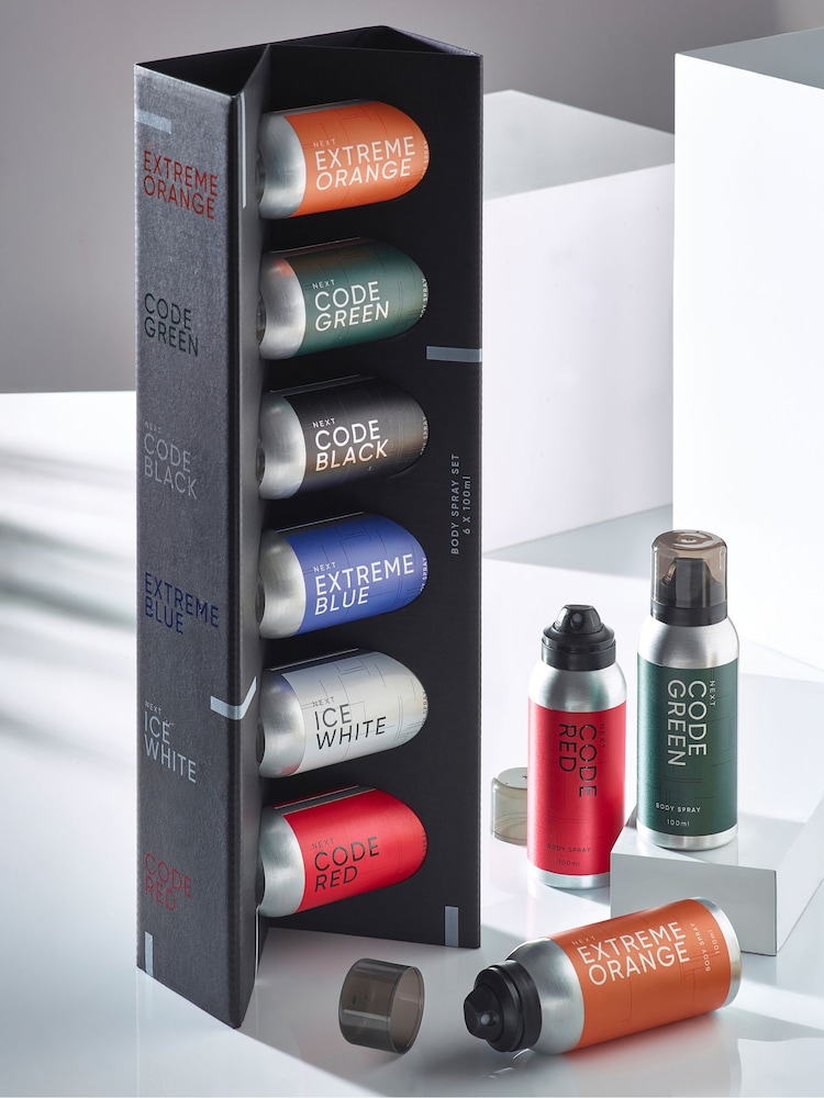 Set of 6 Fragranced 100ml Body Sprays Gift Set - Image 2 of 3