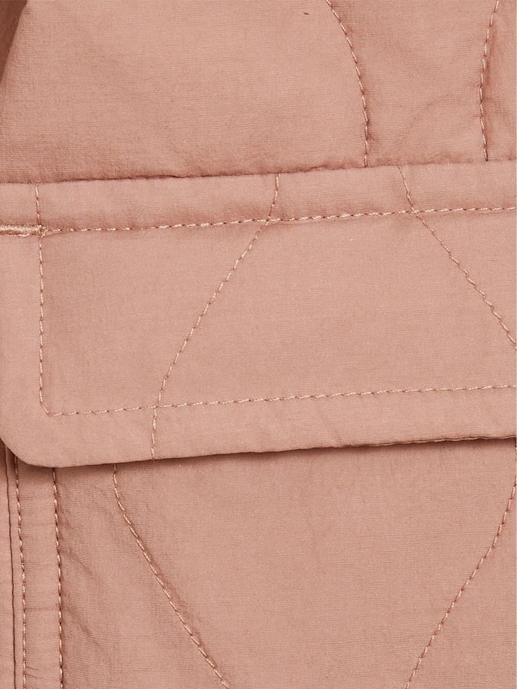 Reiss Pink Saffron Junior Quilted Short Coat - Image 7 of 7