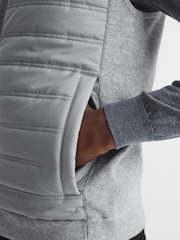 Reiss Soft Grey William Quilted Gilet - Image 6 of 7
