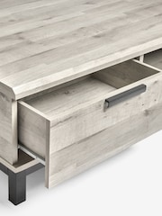 Grey Bronx Coffee Table With Drawers - Image 2 of 7