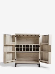 Grey Bronx Oak Effect Drinks Cabinet - Image 5 of 10