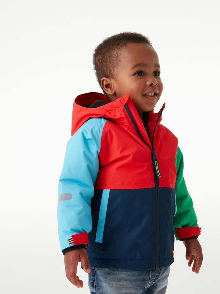 Blockfarben, mehrfarbig - Wasserdichte Jacke (3 Monate bis 7 Jahre) - Bild 1 von 8 Blockfarben, mehrfarbig - Wasserdichte Jacke (3 Monate bis 7 Jahre) - Bild 1 von 8