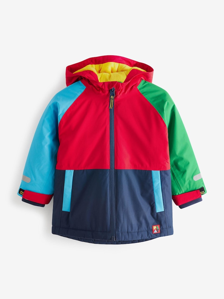Blockfarben, mehrfarbig - Wasserdichte Jacke (3 Monate bis 7 Jahre) - Bild 2 von 8 Blockfarben, mehrfarbig - Wasserdichte Jacke (3 Monate bis 7 Jahre) - Bild 2 von 8