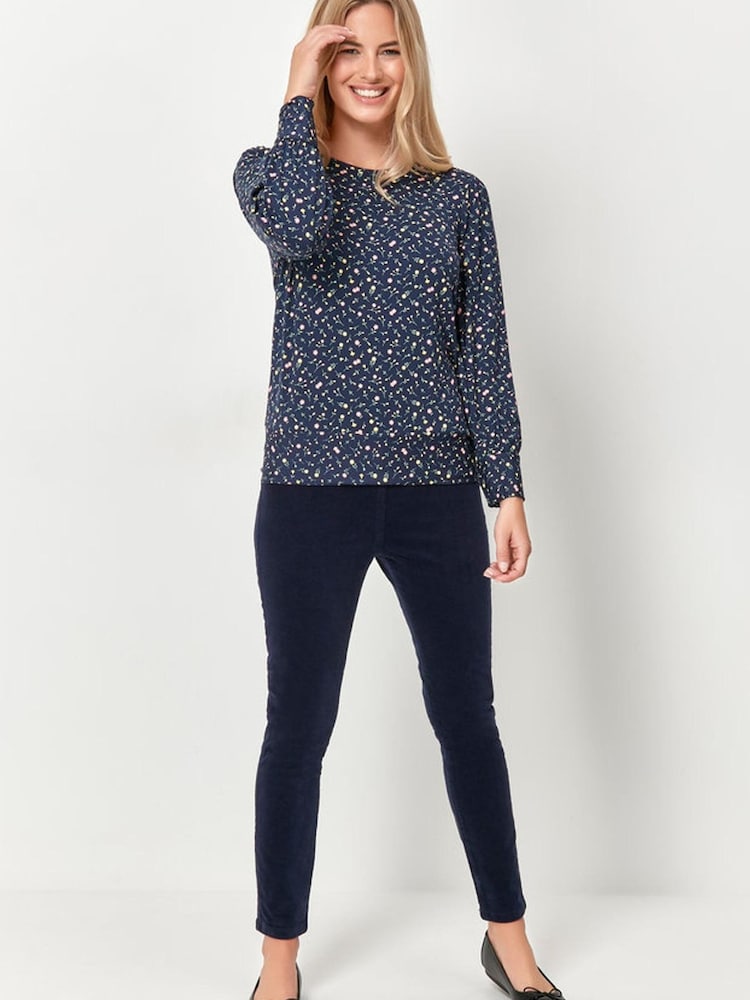 M&Co Petite Ditsy Floral Top - Image 2 of 2
