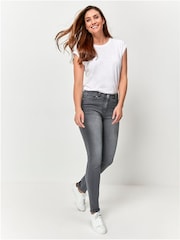 M&Co Grey Supersoft Slim Jeans - Image 1 of 5