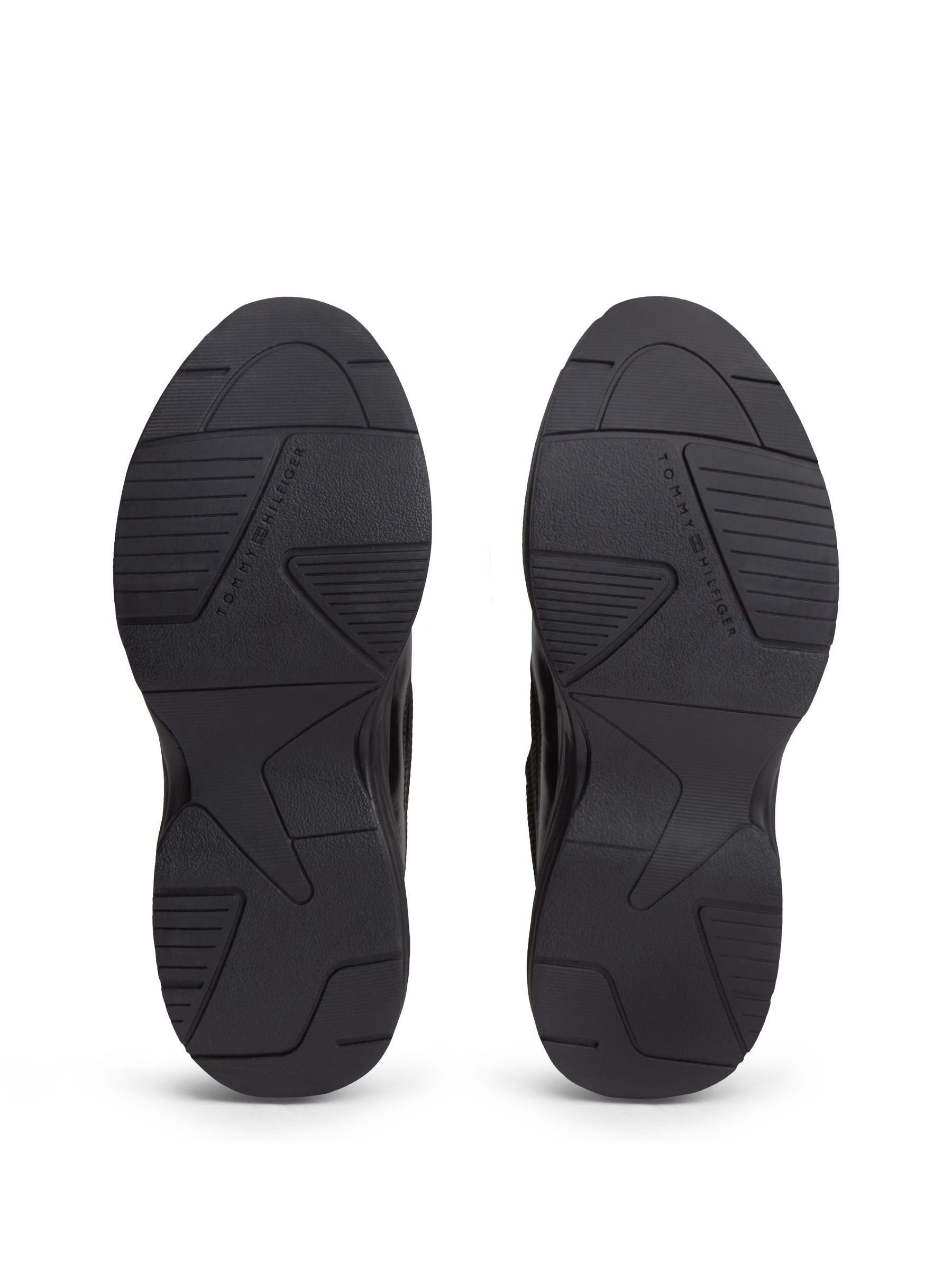 Comprar Preto - Tênis Tommy Hilfiger Monogram em couro com textura