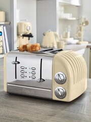 Swan Cream 4 Slice Retro Toaster - Image 2 of 6