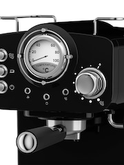 Swan Black Retro Espresso Maker - Image 5 of 7