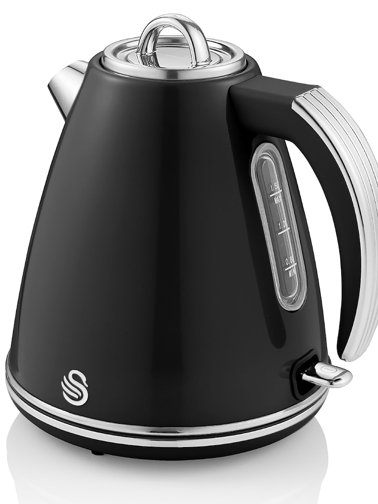 Swan Black 1.5 Litre Black Jug Kettle 3kW - Image 8 of 8