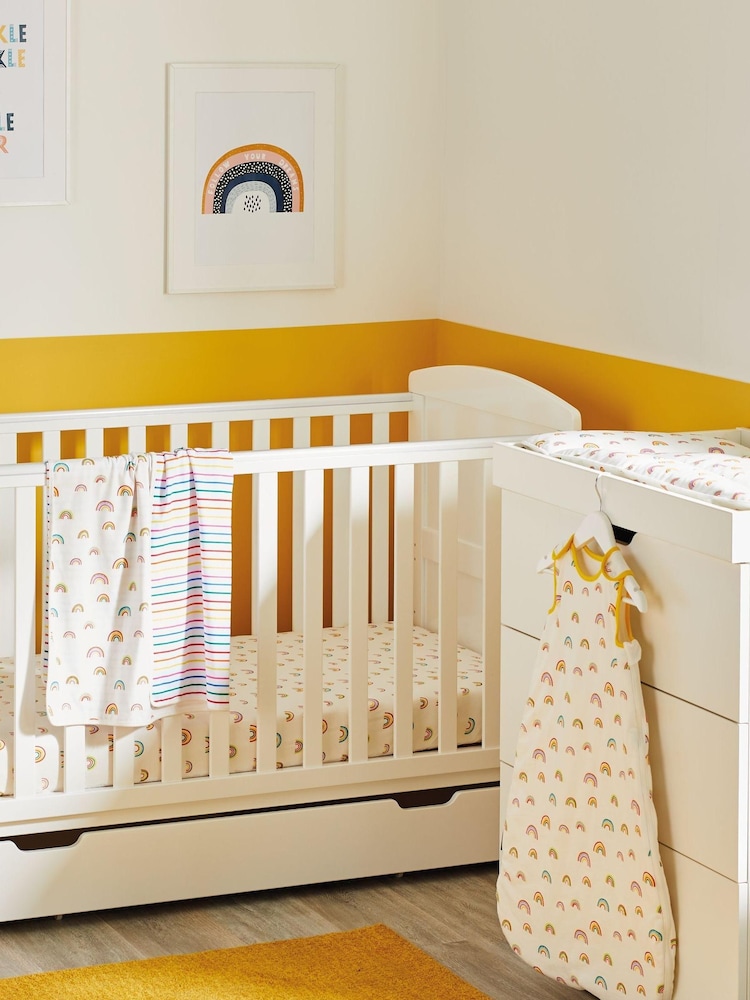 Ickle Bubba 6 Piece Yellow The Rainbow Dreams Nursery Starter Set - Image 1 of 8