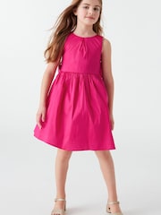 Fuchsia-Pink - Taftkleid für besondere Anlässe (3–16 J.) - Bild 5 von 5