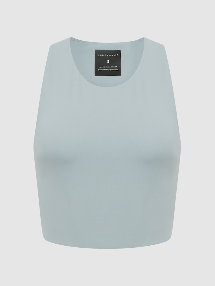 Reiss Blue Castore - Emma Castore Performance Sports Bra - Image 2 of 5