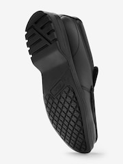 Black Wide Fit (G) School Leather Loafer Shoes - Image 5 of 9