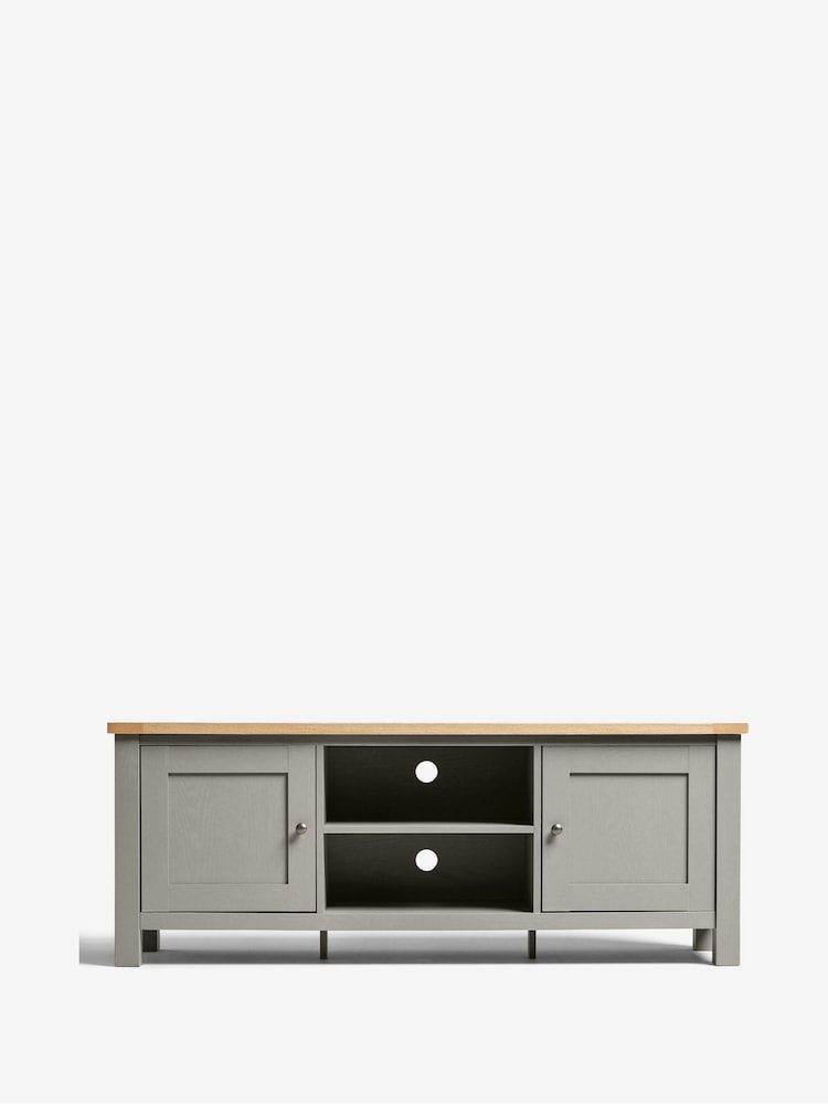 Dove Grey Malvern Up to 60 inch Slim TV Unit - Image 2 of 8 Dove Grey Malvern Up to 60 inch Slim TV Unit - Image 2 of 8