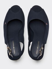 Blau - Tommy Hilfiger Iconic Elena Schuhe mit Keilabsatz - Bild 3 von 7