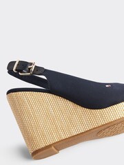 Blau - Tommy Hilfiger Iconic Elena Schuhe mit Keilabsatz - Bild 5 von 7