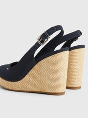 Blau - Tommy Hilfiger Iconic Elena Schuhe mit Keilabsatz - Bild 6 von 7