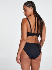 Hunkemöller Black Scallop Rio Bikini Bottoms - Image 2 of 5