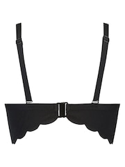 Hunkemöller Black Scallop Padded Bikini Top - Image 5 of 5