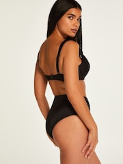 Hunkemöller Black Luxe Shaping High Waist Bikini Bottoms - Image 2 of 5